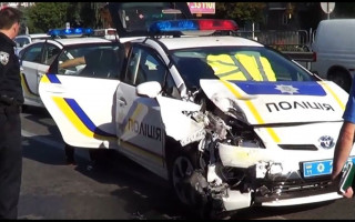 ДТП с полицейскими в Запорожье: есть пострадавшие