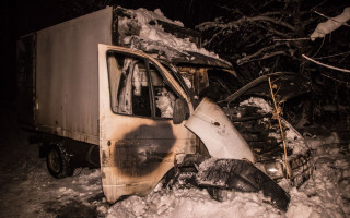 В Киеве мужчина заживо сгорел в машине