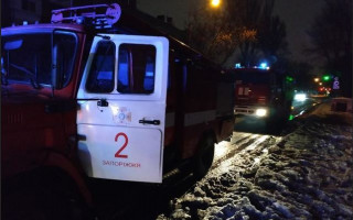 В Запорожье горело студенческое общежитие: подробности