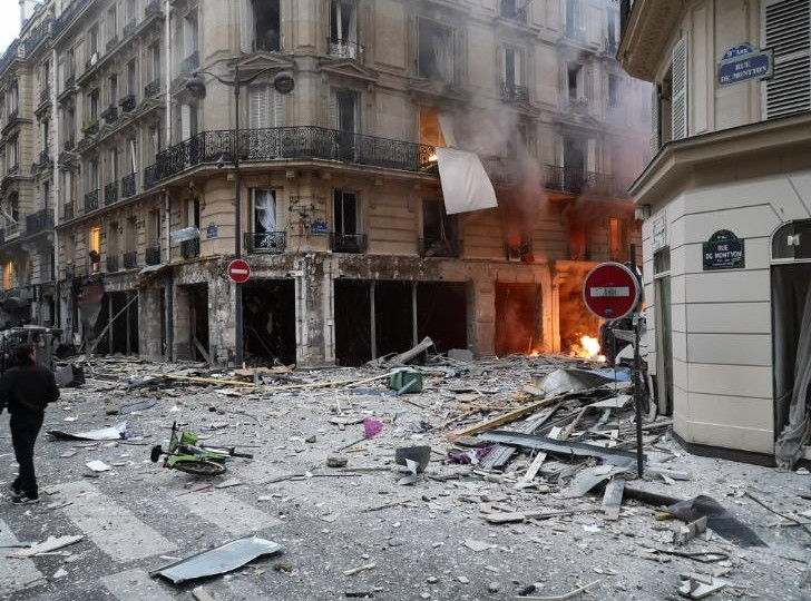 В центре Парижа прогремел взрыв: есть пострадавшие