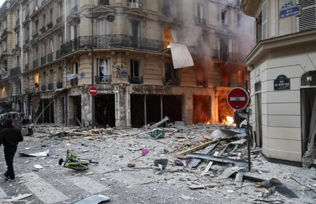 В центре Парижа прогремел взрыв: есть пострадавшие