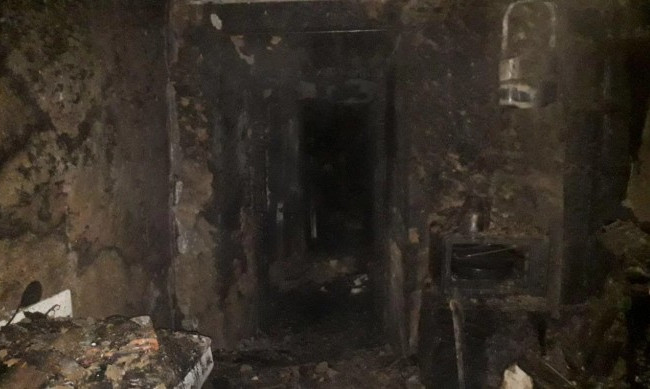 В пожаре под Запорожьем погибли дети, их мать повесилась