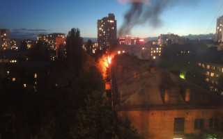 Масштабный пожар в Виннице: горело общежитие, пострадали студенты