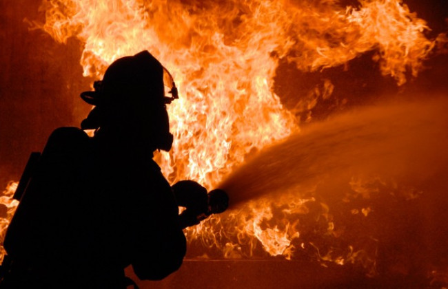 В Харькове произошел пожар в торговом центре