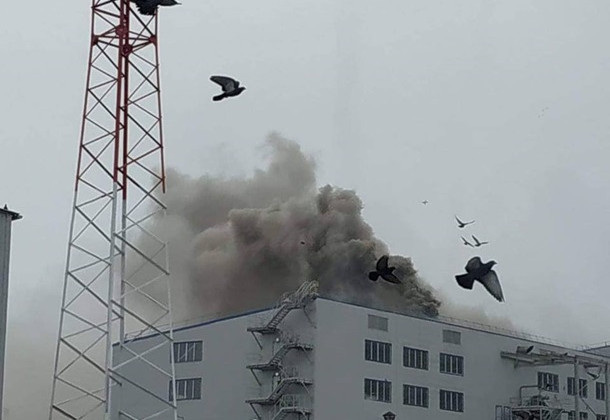 В Николаеве вспыхнул пожар на территории морского порта: подробности, фото