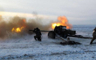 Бойцы ВСУ уничтожили грузовик боевиков: впечатляющее видео