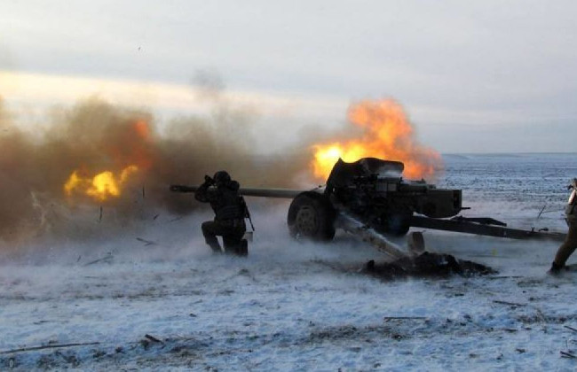 Бойцы ВСУ уничтожили грузовик боевиков: впечатляющее видео