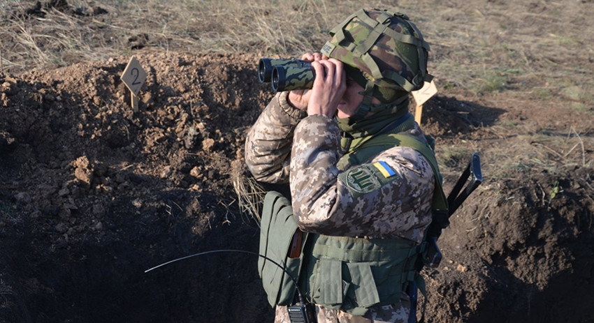 ВСУ ликвидировали пулеметчика боевиков: впечатляющее видео