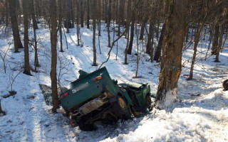 Под Киевом ВАЗ вылетел в кювет и врезался в дерево: погибло два человека
