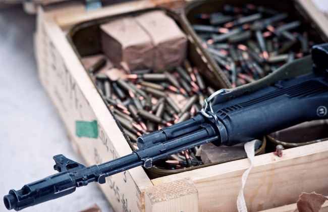 Неизвестные пытались поджечь арсенал ВСУ