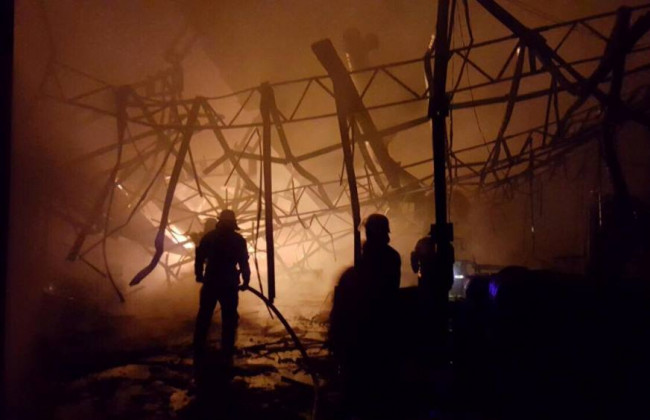 Под Одессой произошел пожар на заводе: есть погибший