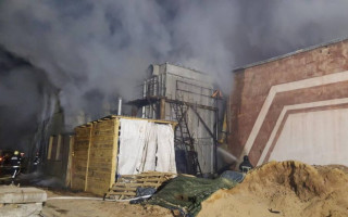 Под Одессой горела пилорама: новые подробности