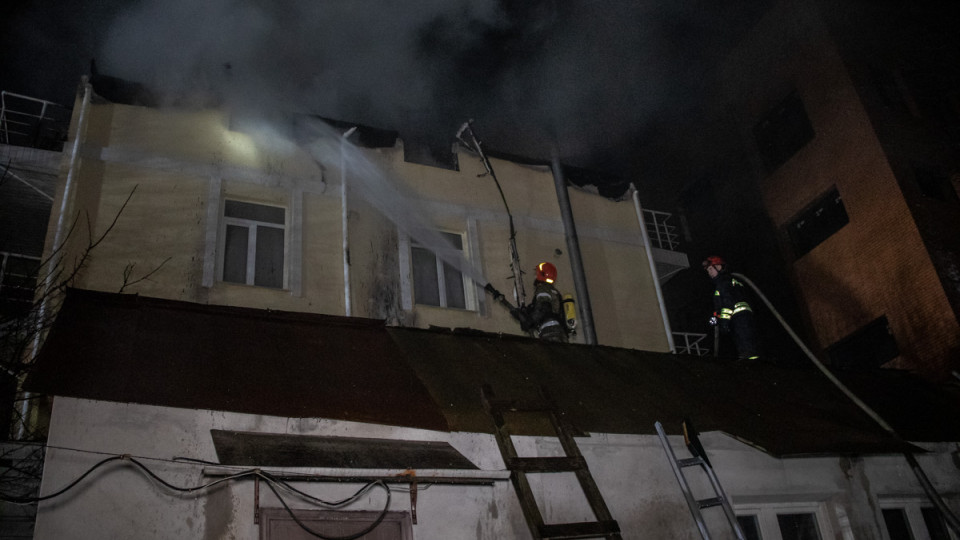 Масштабный пожар в столице: горел трехэтажный дом