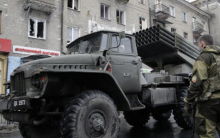 У бойовиків викрали «Град» у центрі Донецька