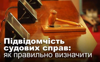 Підвідомчість судових справ: як правильно визначити