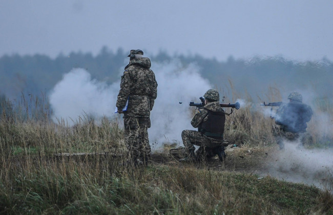 Огневую точку боевиков уничтожили в Донбассе: яркое видео