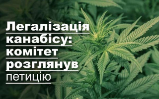 Легалізація канабісу: комітет розглянув петицію