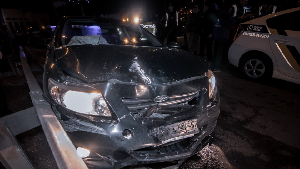 Пьяное ДТП в Киеве: пострадала девушка-водитель
