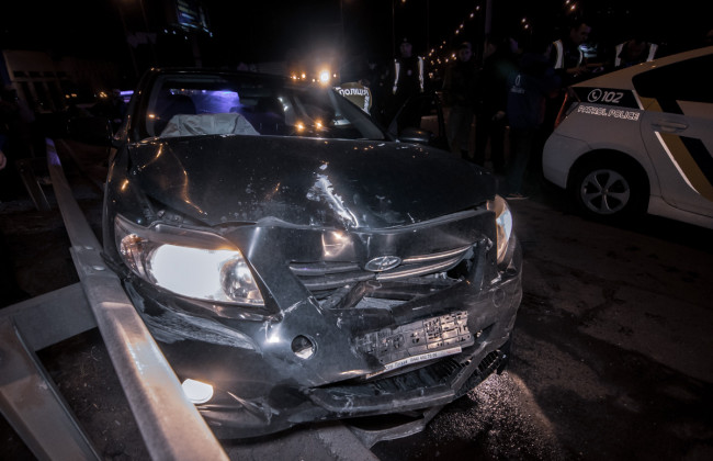 Пьяное ДТП в Киеве: пострадала девушка-водитель