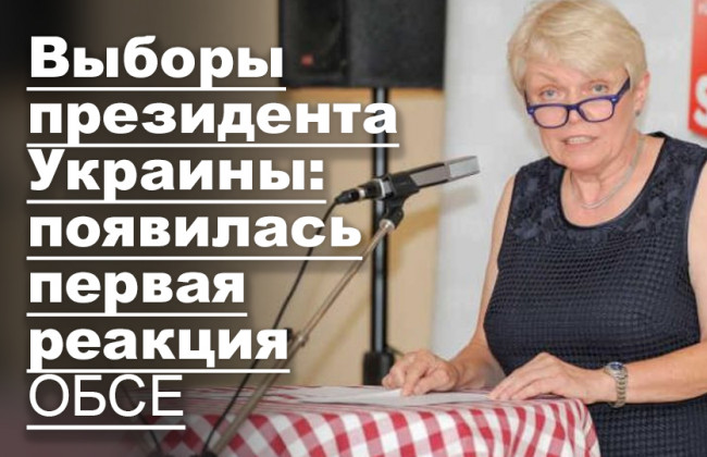 Выборы президента Украины: появилась первая реакция ОБСЕ
