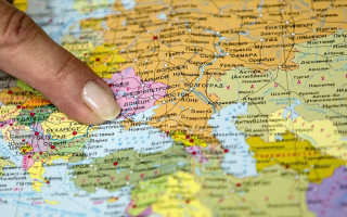 В «Борисполе» показали карту Украины без Крыма