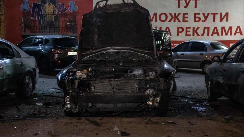 Подрыв автомобиля украинского разведчика: в сети появилось видео