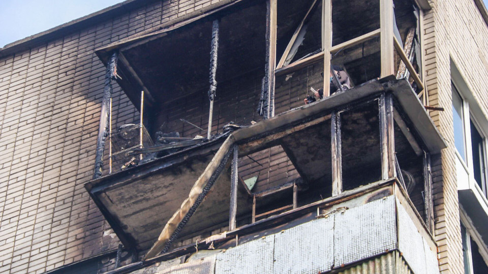 Пожар в высотке Киева: в квартире находился ребенок