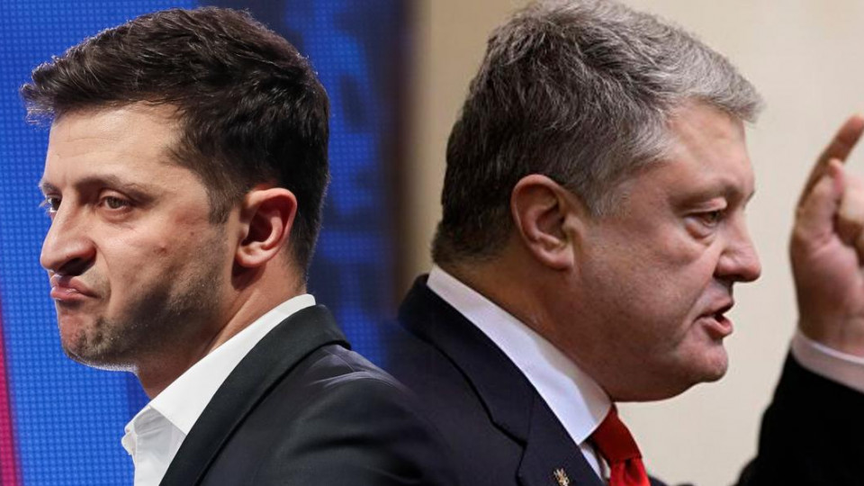Зеленский и Порошенко устроили перепалку в прямом эфире, видео
