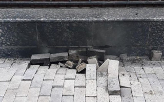 Возле посольства РФ в Киеве произошел мощный взрыв: первые подробности