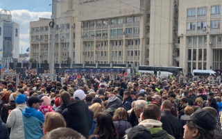 Полиция сообщила, как прошли дебаты на «Олимпийском»