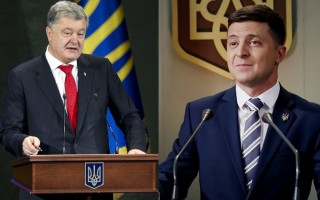 Силовики, автозаки и сторонники: что происходит в Киеве перед дебатами-2019, фото, видео