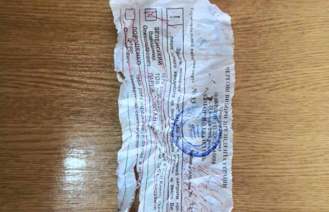 В Кривом Роге пьяная женщина пыталась съесть бюллетень: фото