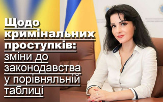 Щодо кримінальних проступків: зміни до законодавства у порівняльній таблиці