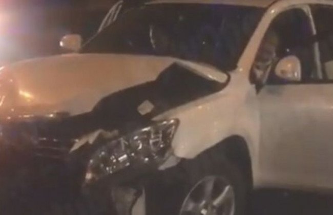 ДТП із копами у Києві: автомобіль на швидкості вилетів на тротуар