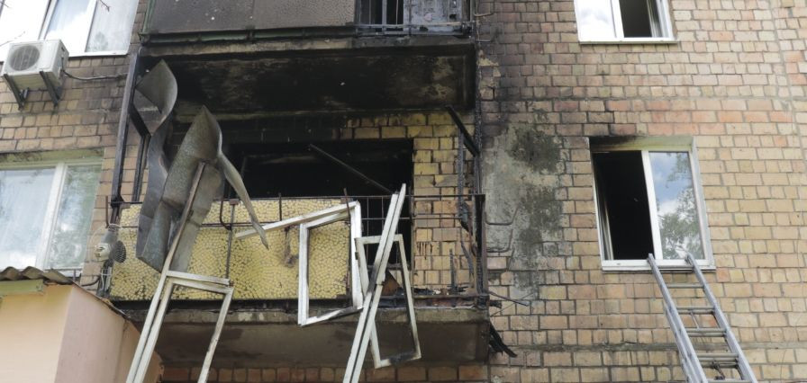 В жутком пожаре в Киеве погиб человек