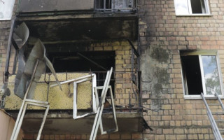 В жутком пожаре в Киеве погиб человек