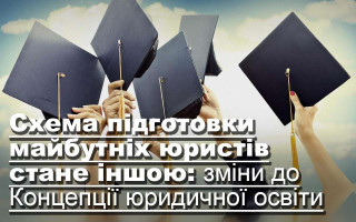 Схема підготовки майбутніх юристів стане іншою: зміни до Концепції юридичної освіти