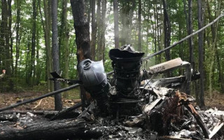 Падіння військового гелікоптера на Рівненщині: ДБР розслідує обставини події