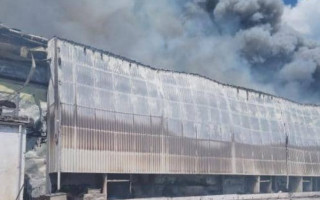 Под Киевом вспыхнул масштабный пожар: горит птицефабрика