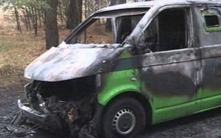 Под Луганском неизвестные взорвали инкассаторский автомобиль: подробности