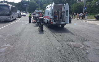 ДТП в Києві: водій збив жінку з дитиною, відео
