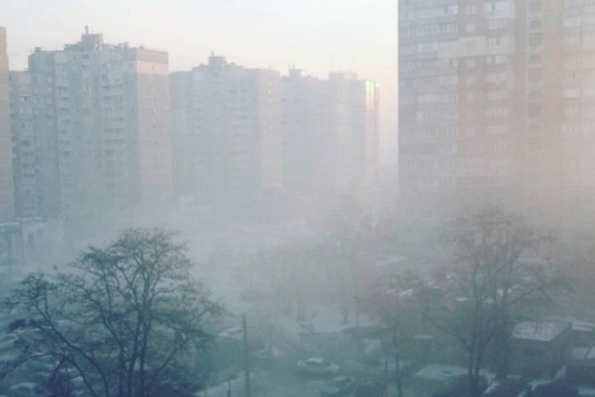 Загрязнение воздуха в столице: киевлянам сделали сообщение