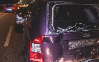 В Киеве произошло масштабное ДТП с участием автобуса из Беларуси