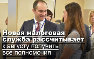 Новая Налоговая служба рассчитывает к августу получить все полномочия