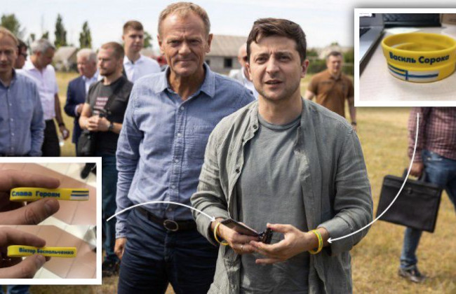 Навіщо Зеленський носить жовті браслети: пояснення Президента