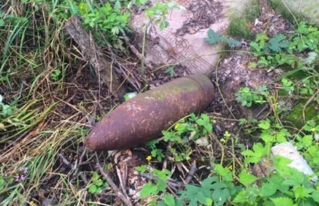 Опасная находка: под Киевом обнаружили артиллерийский снаряд