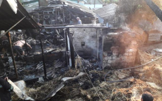 На Одещині горів приватний будинок, фото