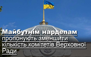 Майбутнім нардепам пропонують зменшити кількість комітетів Верховної Ради