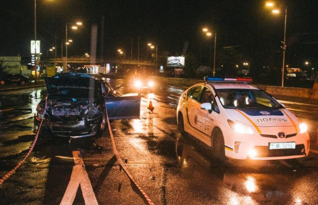 В Киеве пьяный нацгвардеец устроил серьезное ДТП