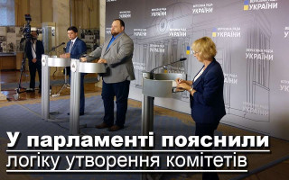 У парламенті пояснили логіку утворення комітетів